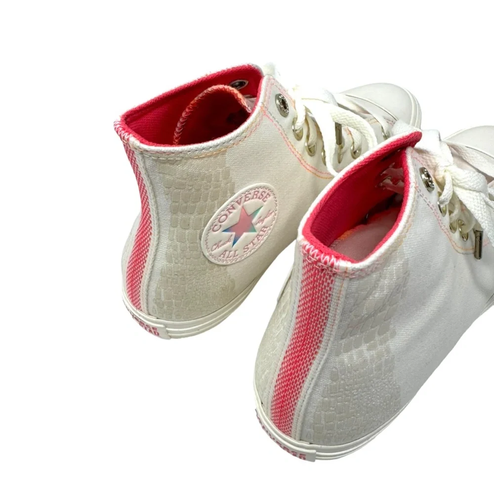 Converse Chuck Taylor High Sneakers Casual Skate Shoe Women Egret Canvas A06865C